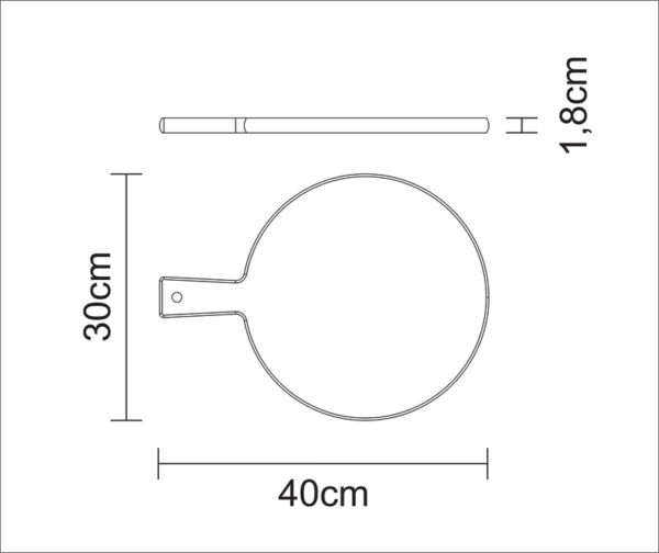 Tramontina - Round Board with Handle - Image 3