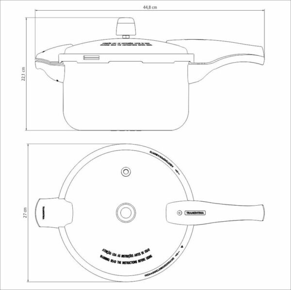 Tramontina - Pressure Cooker 24cm, 6L - Image 4