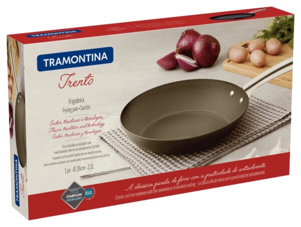 Tramontina - Cast Iron Frying Pan 26cm 2.1L - Image 3