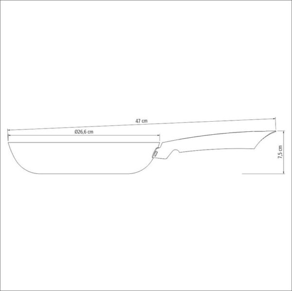 Tramontina - Cast Iron Frying Pan 26cm 2.1L - Image 4