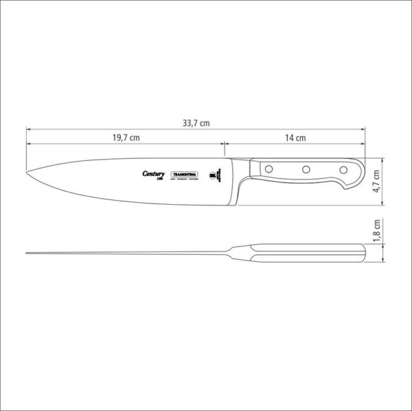 Tramontina - Chef's knife 20cm - Image 2