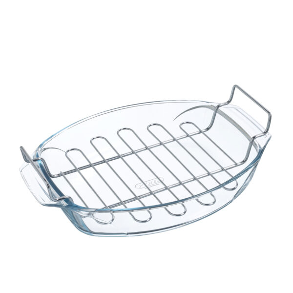 Pyrex - Oval Roaster with Rack - 4LT